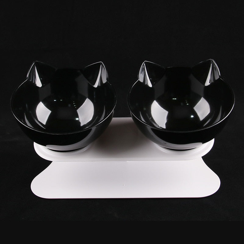 DOUBLE BOL ERGONOMIQUE POUR CHAT| COOLBOWL™